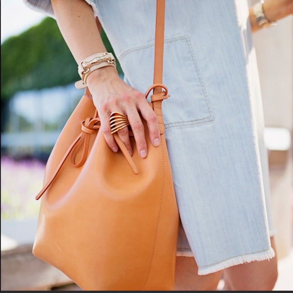 Mansur Gabriel Large Bucket Bag